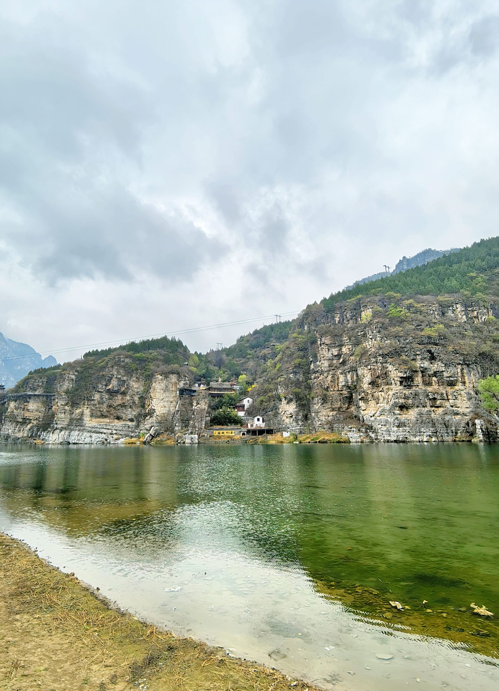 暑假十渡拒马河山水景色